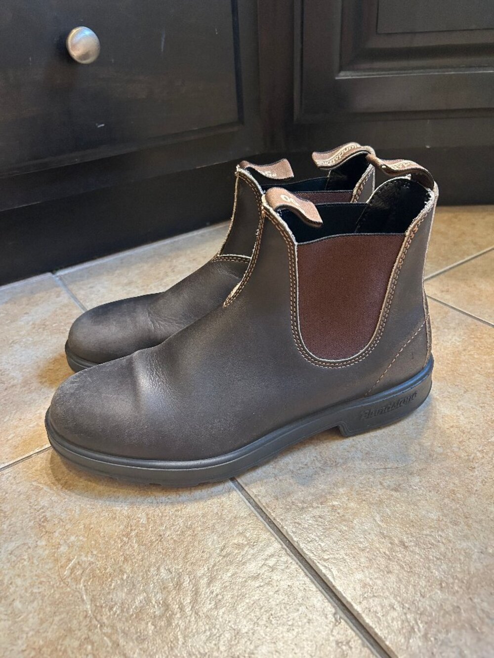 Stout Brown Men's Original #500 Chelsea Boot by Blundstone